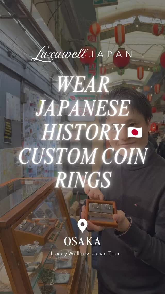 Osaka Jewelry Workshop Offers Vintage Coin Rings