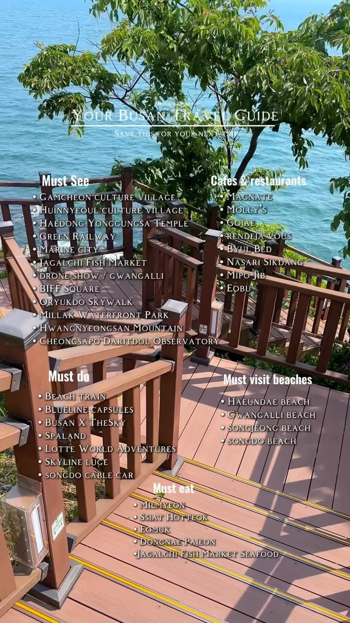 25 Places in Busan
