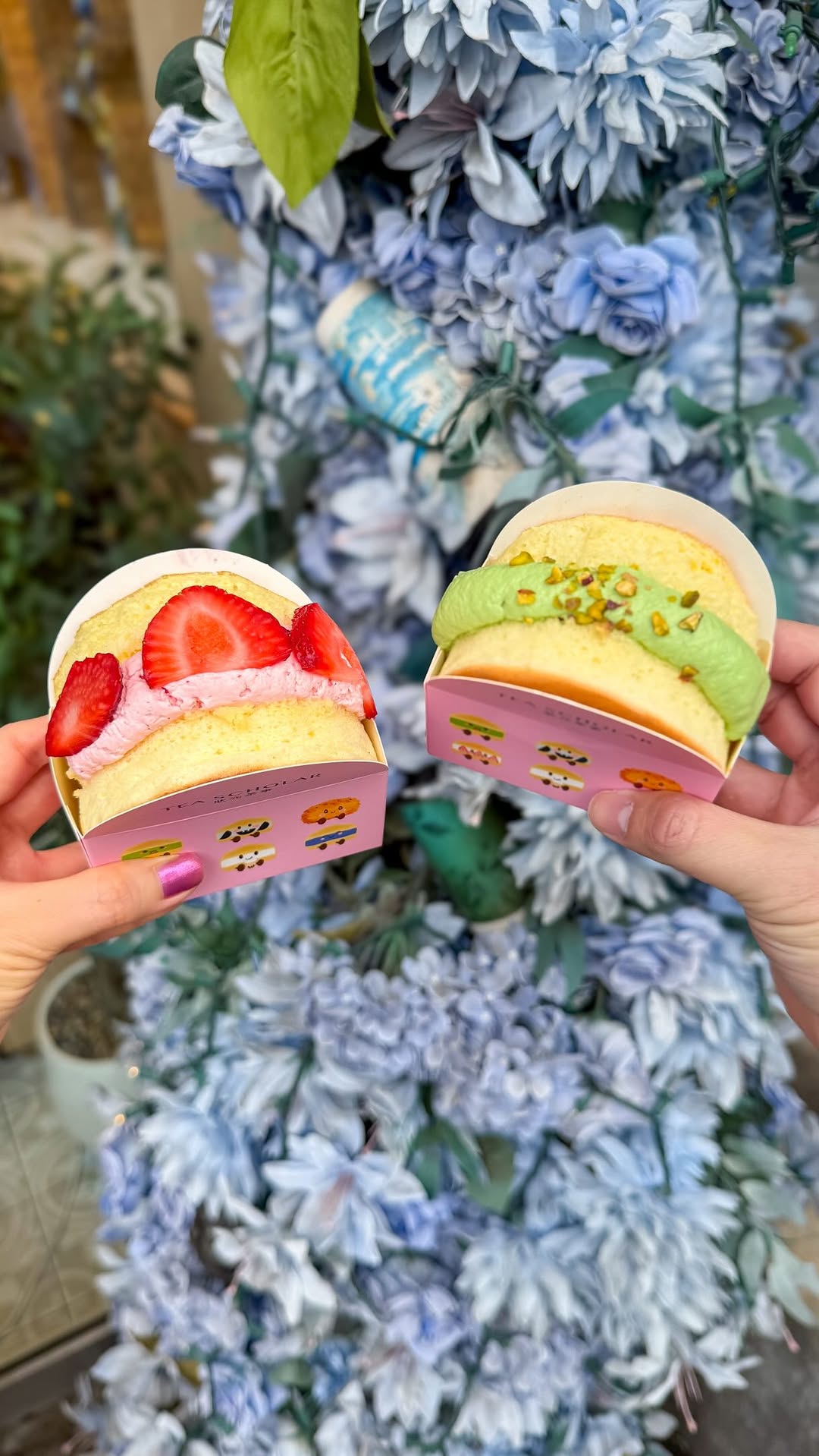 Tea Scholar Offers Soufflé Pancake Sandos and Art Drinks