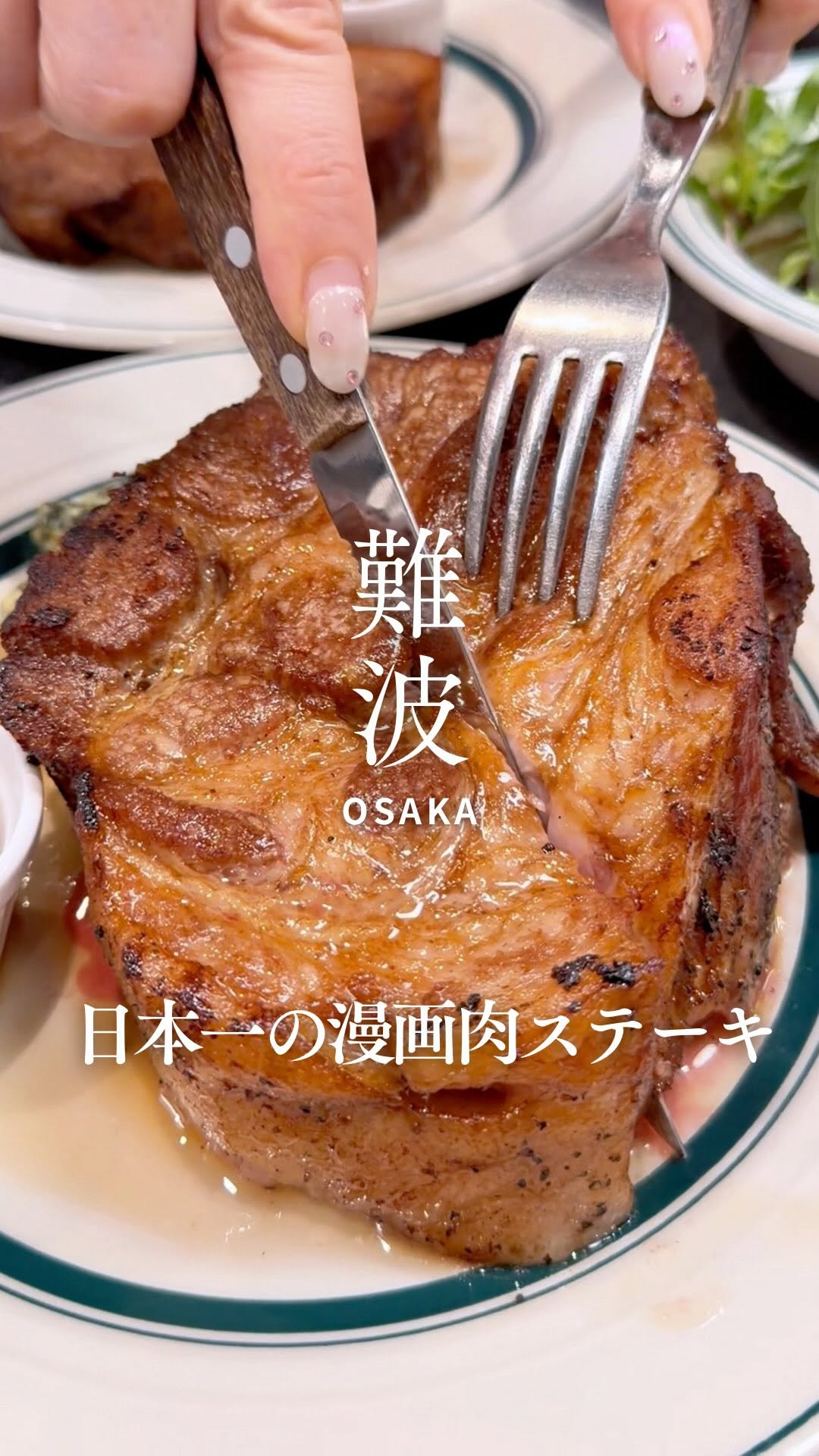 Osaka Pork Steak Restaurant Features Huge Cuts