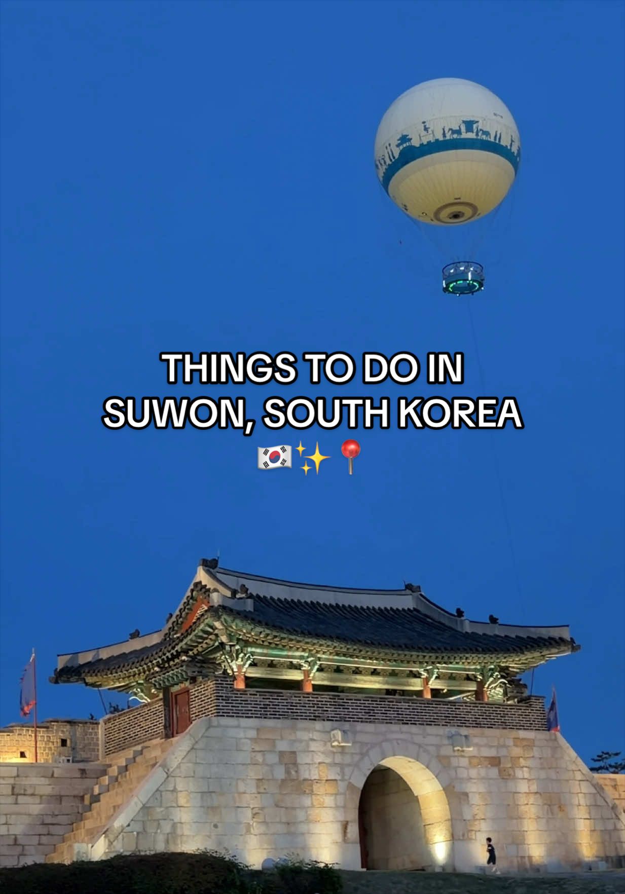 Suwon's Fortress, Library, and Shopping Mall
