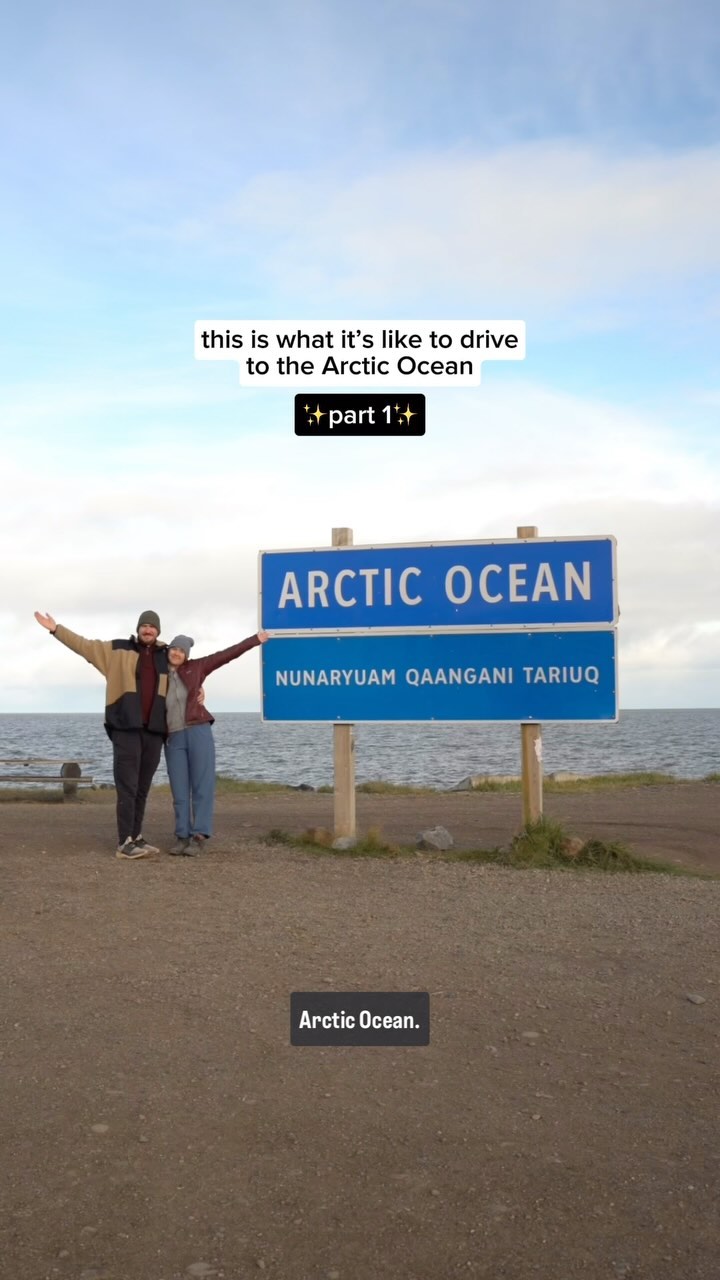 Driving the Dempster Highway to the Arctic Ocean