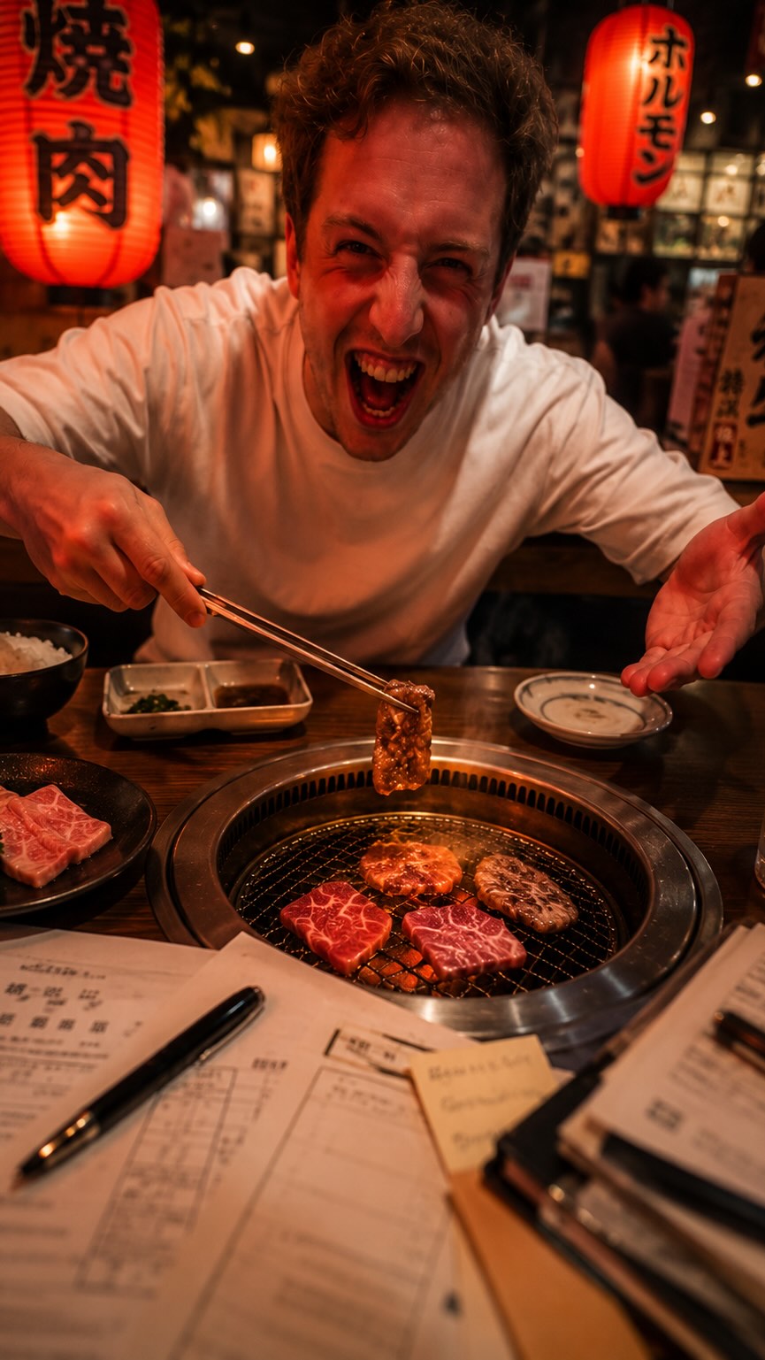 Osaka's All-You-Can-Eat Yakiniku Feast
