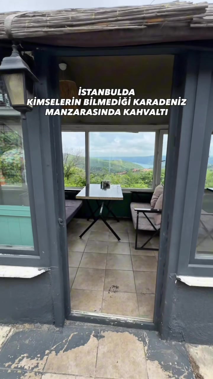 Istanbul Cafe With Black Sea Views