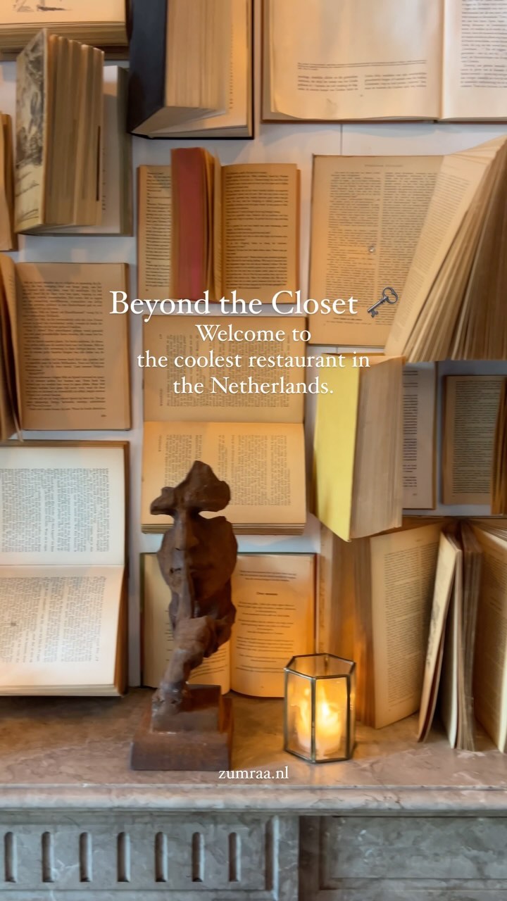 Leiden Restaurant Accessed Through Wardrobe