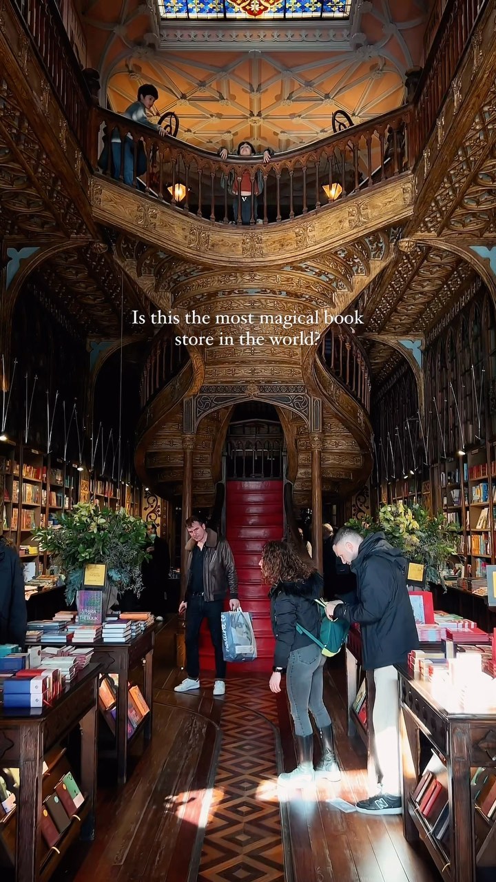Iconic Livraria Lello Bookstore