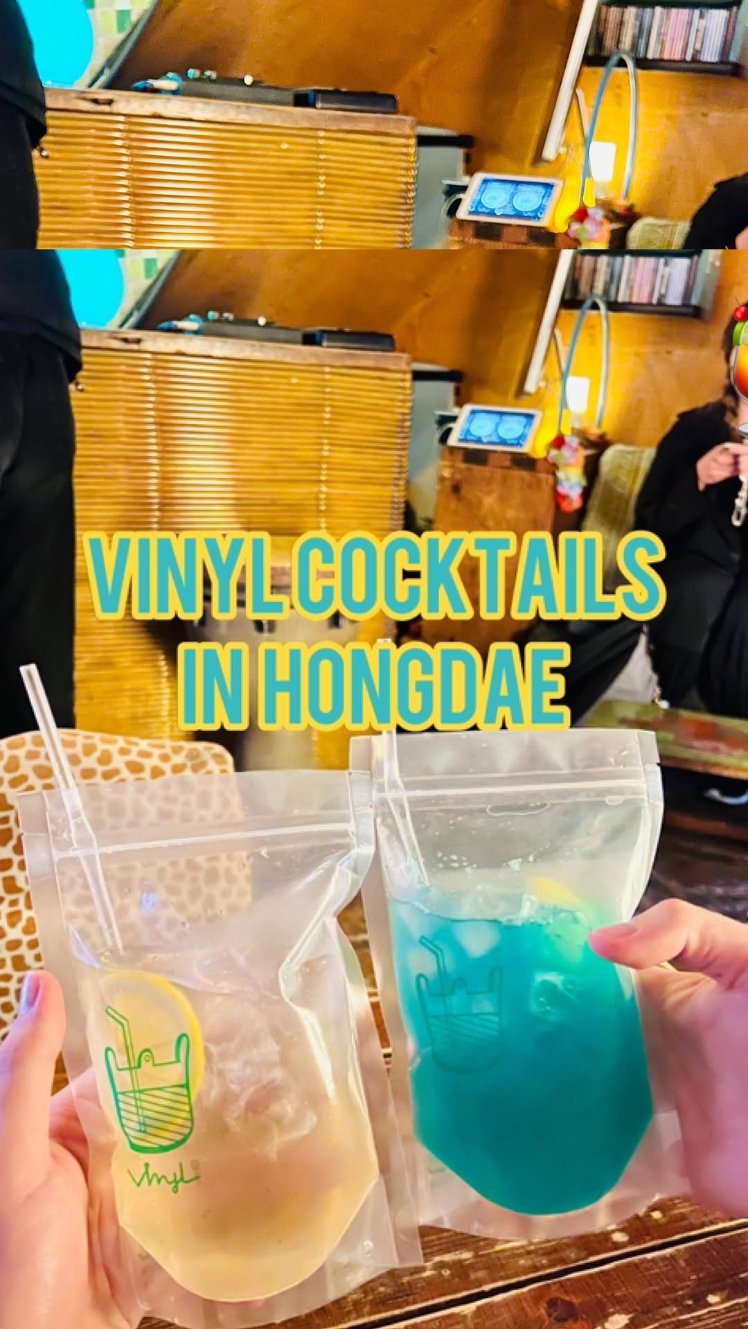 Affordable Cocktails At Hongdae's Vinyl