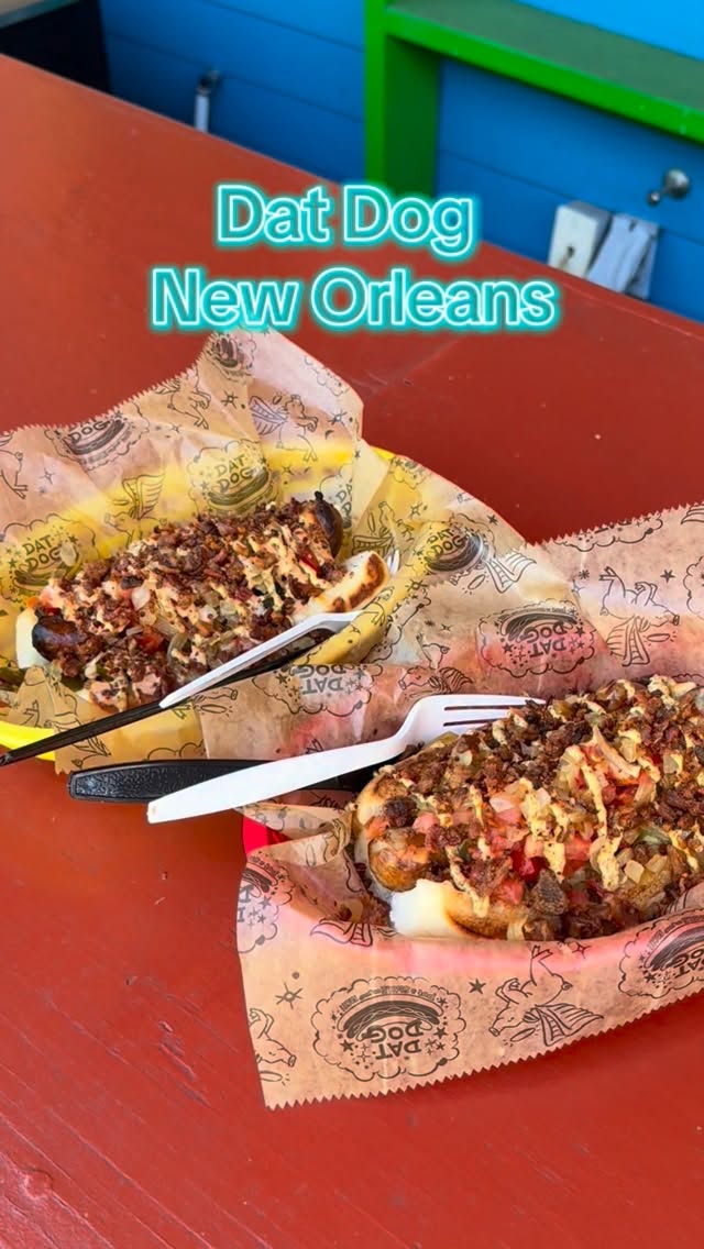 Dat Dog's Unique Hot Dog Offerings