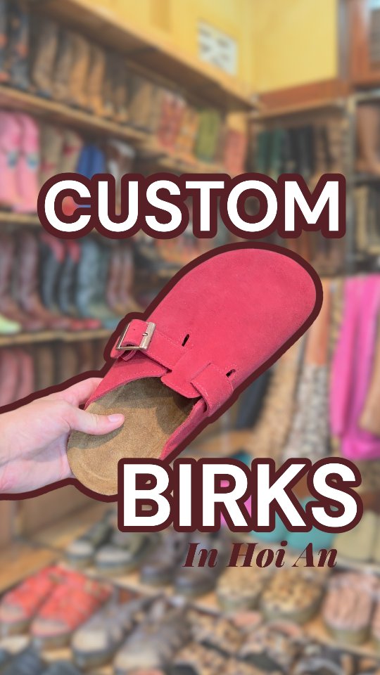 Custom Birkenstocks in Hoi An