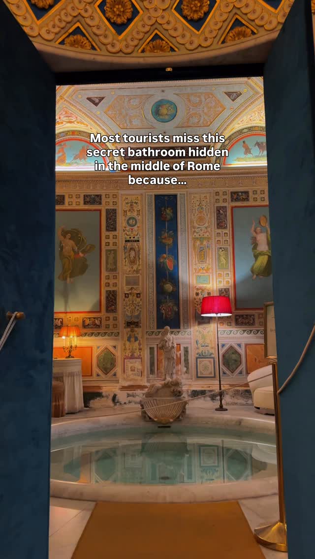 Doria Pamphili Gallery's Hidden Pompeian-Style Bathroom