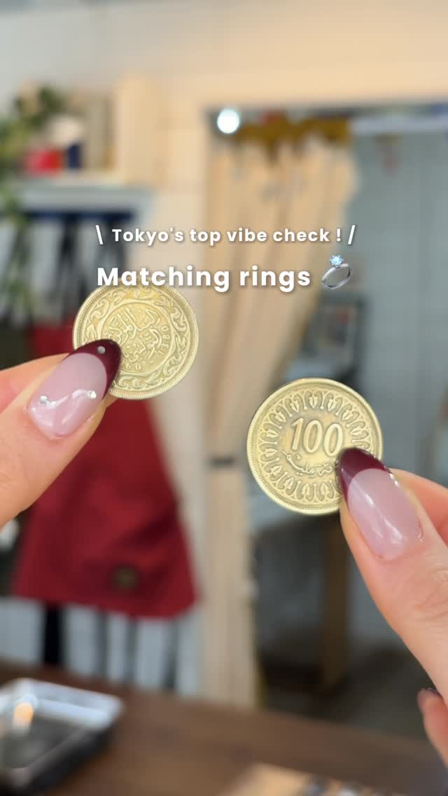 Custom Coin Rings At COIN LUCK Tokyo