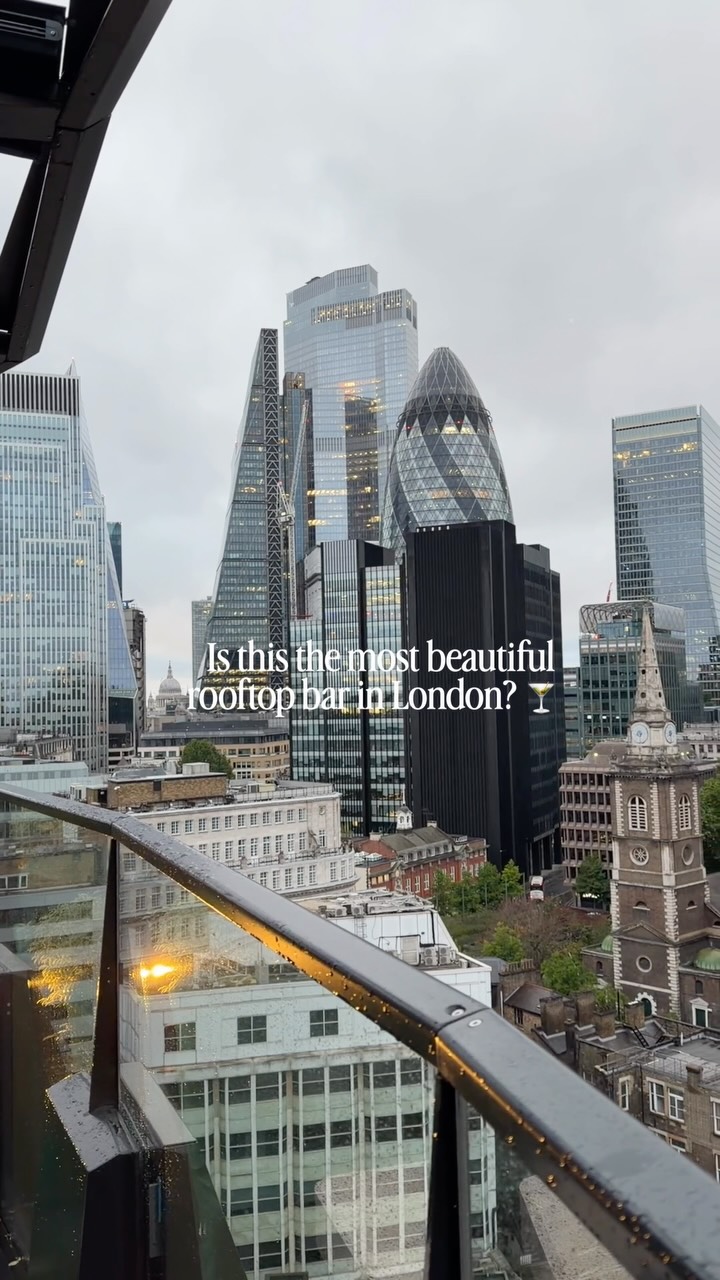 London Rooftop Bar With Skyline Views