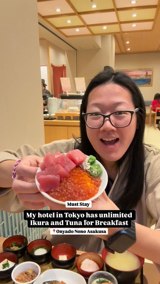 Tokyo Hotel's Unlimited Ikura and Tuna Breakfast