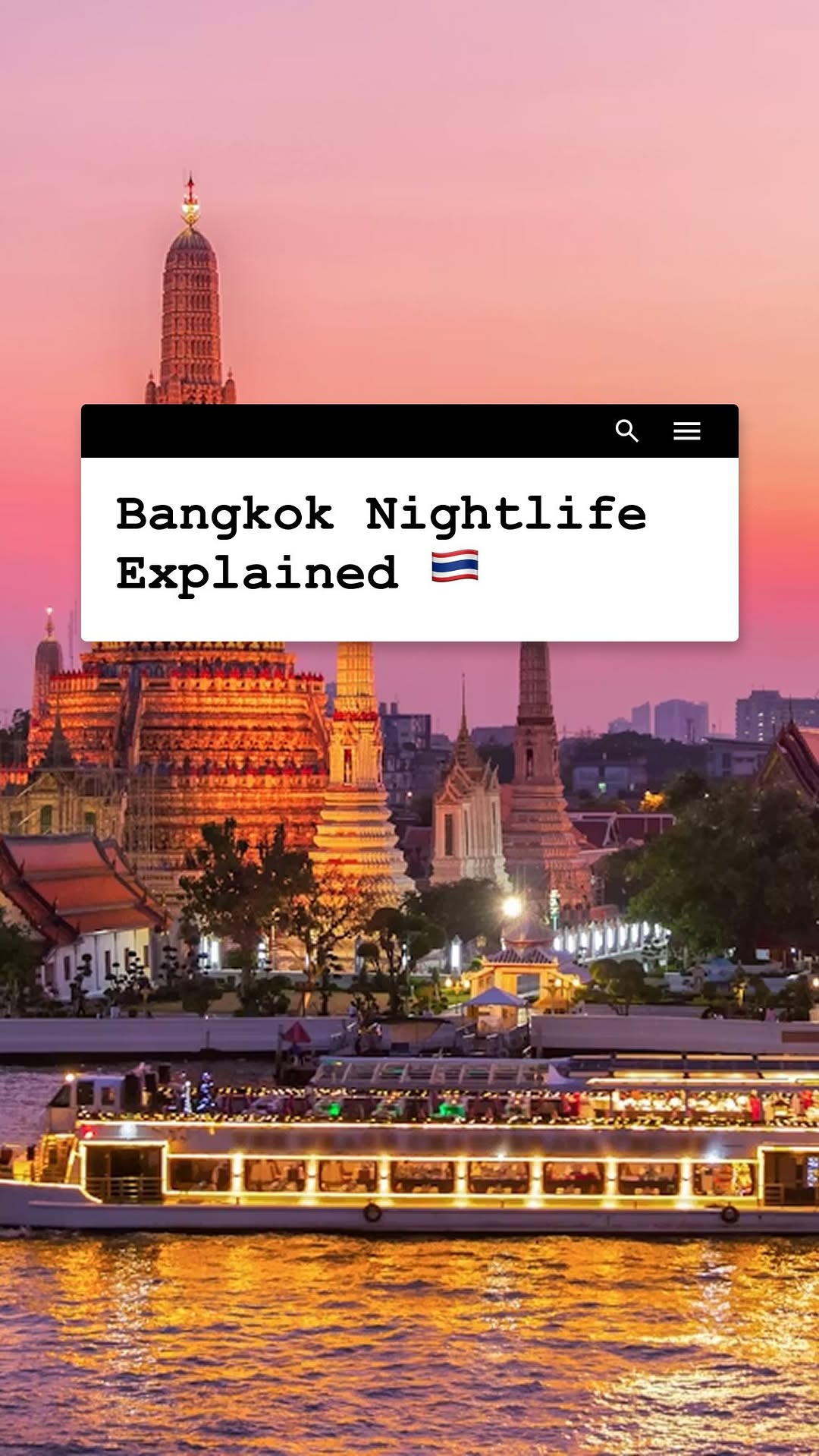 Bangkok's Diverse Rooftop Bars and Nightlife