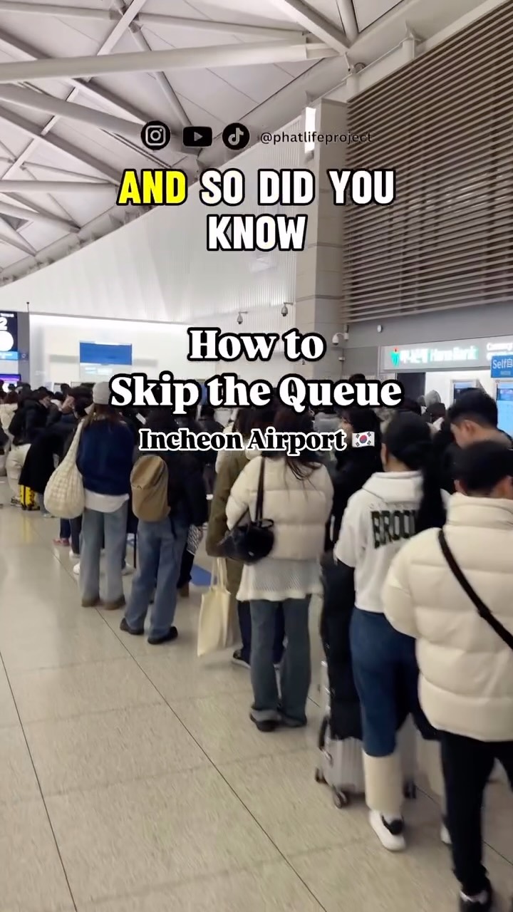 Skip Incheon Airport Lines With Smartpass App
