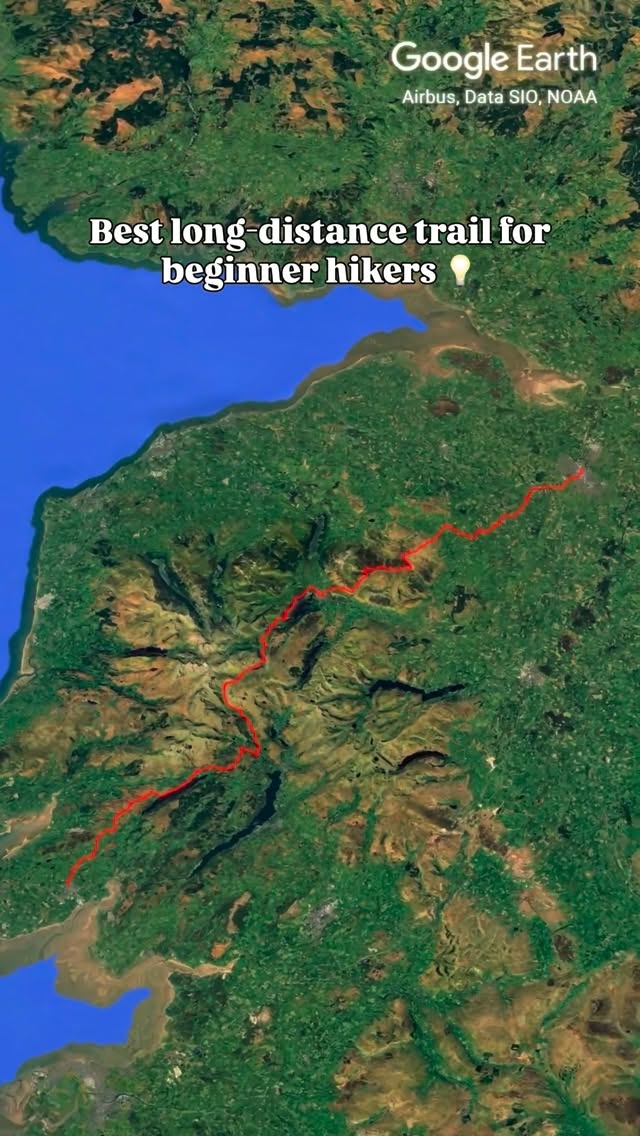 Cumbria Way Hiking Trail Through Lake District