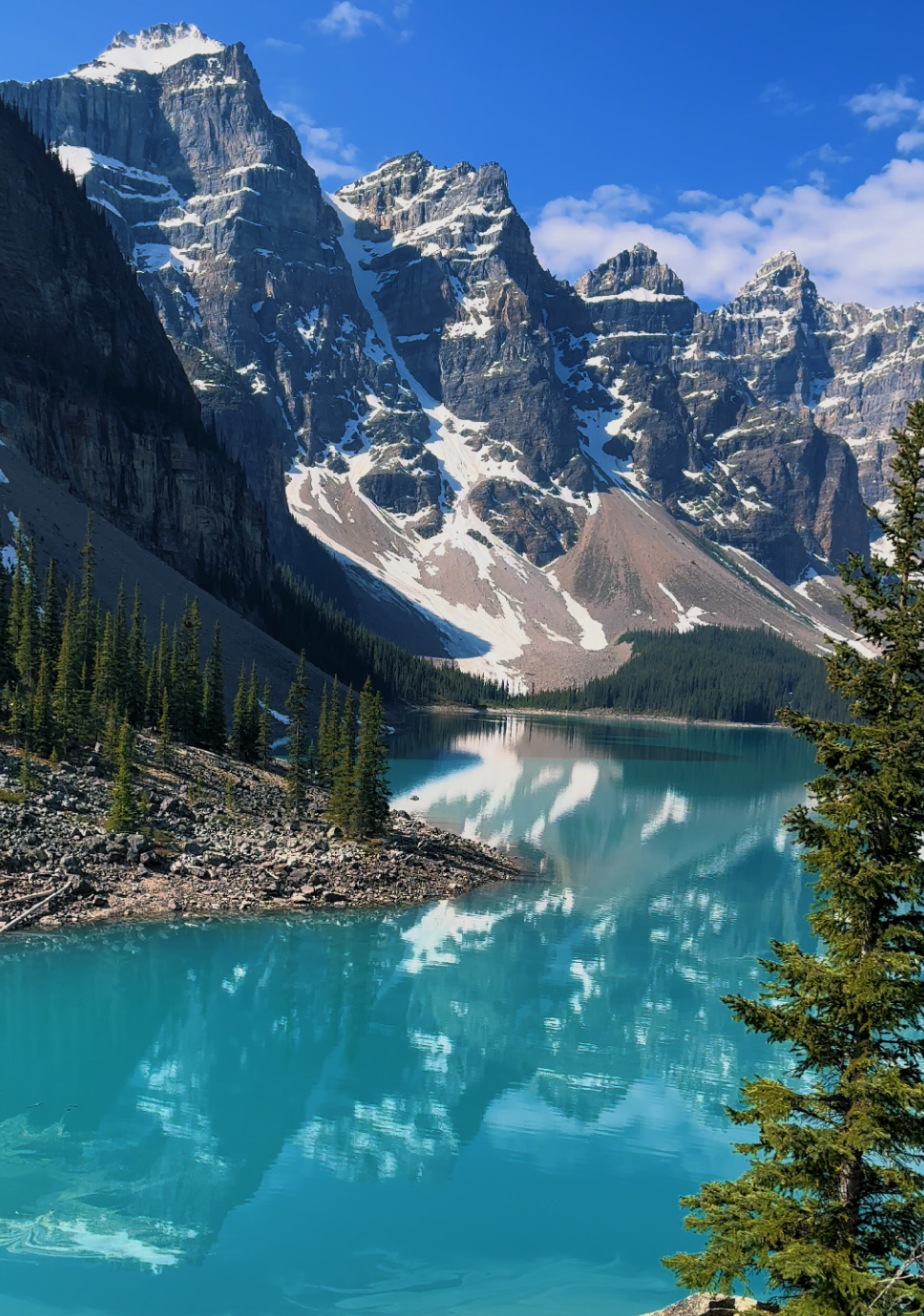 Moraine Lake's Unreal, Photoshopped Views
