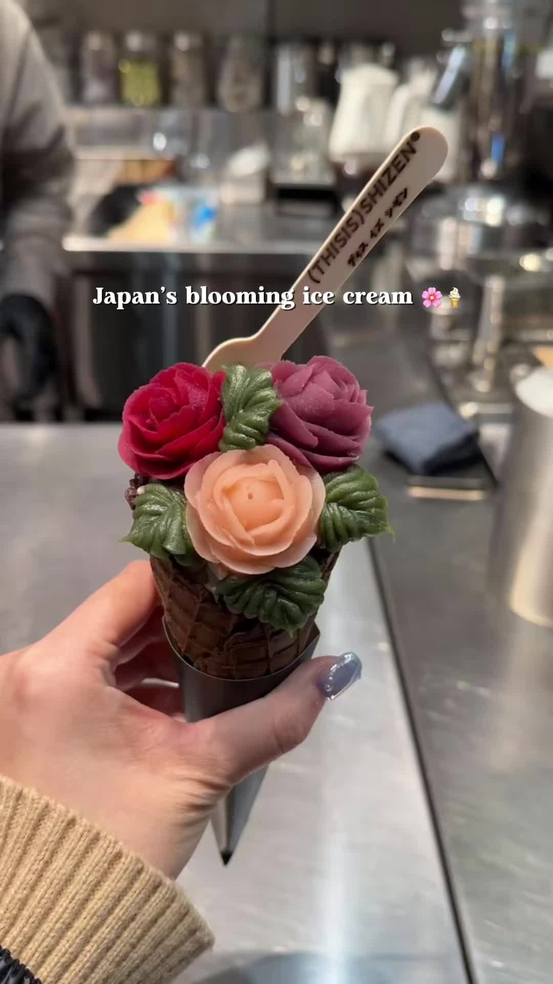 Blooming Ice Cream From Japan