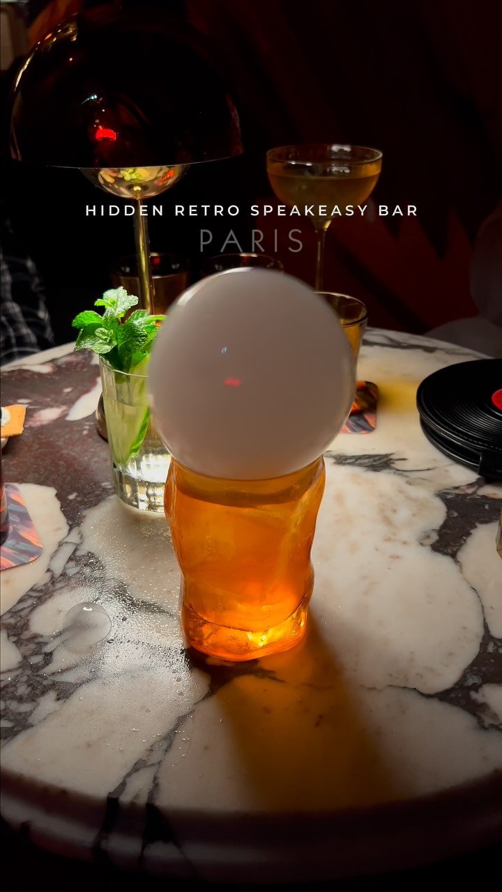 Parisian Speakeasy with Bubbles
