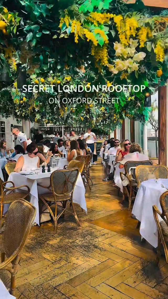 Floral Rooftop Bar At Selfridges
