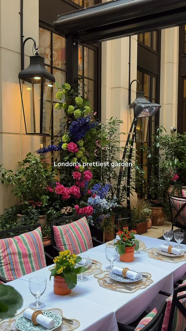 Corinthia London's Hidden Seasonal Garden Escape