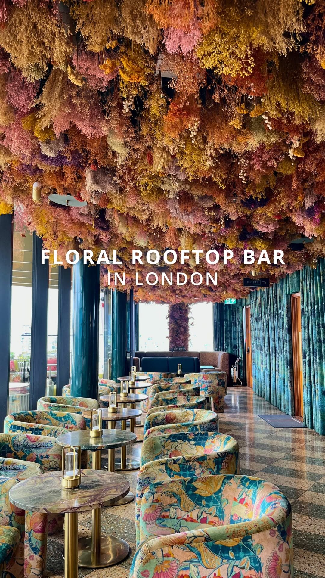 Aldgate Rooftop Bar Offers Floral Views of Gherkin