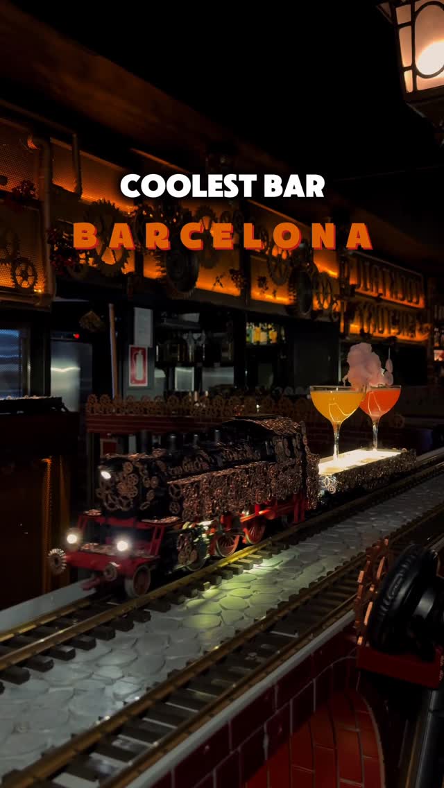 Barcelona's Steam City Serves Cocktails Via Train
