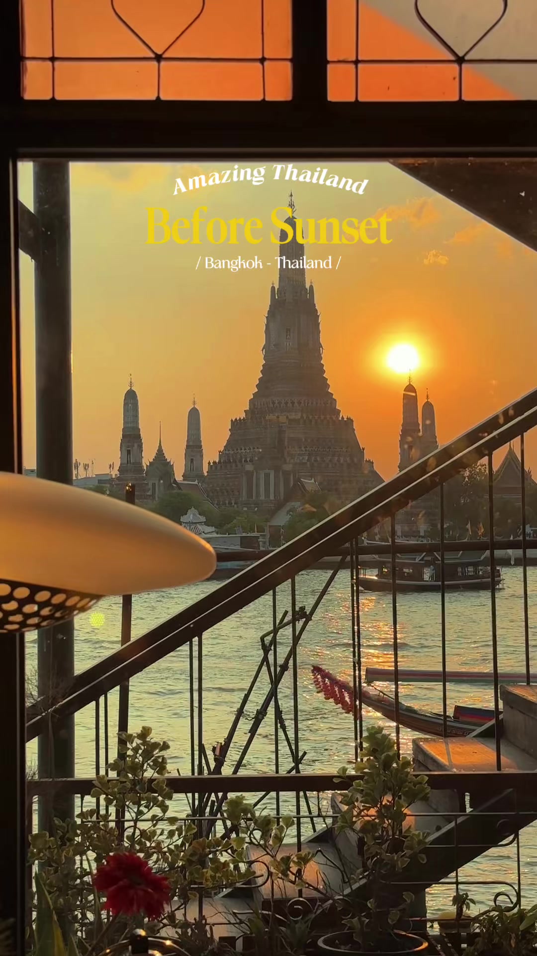 Bangkok Riverside Cafes Offer Wat Arun Sunset Views