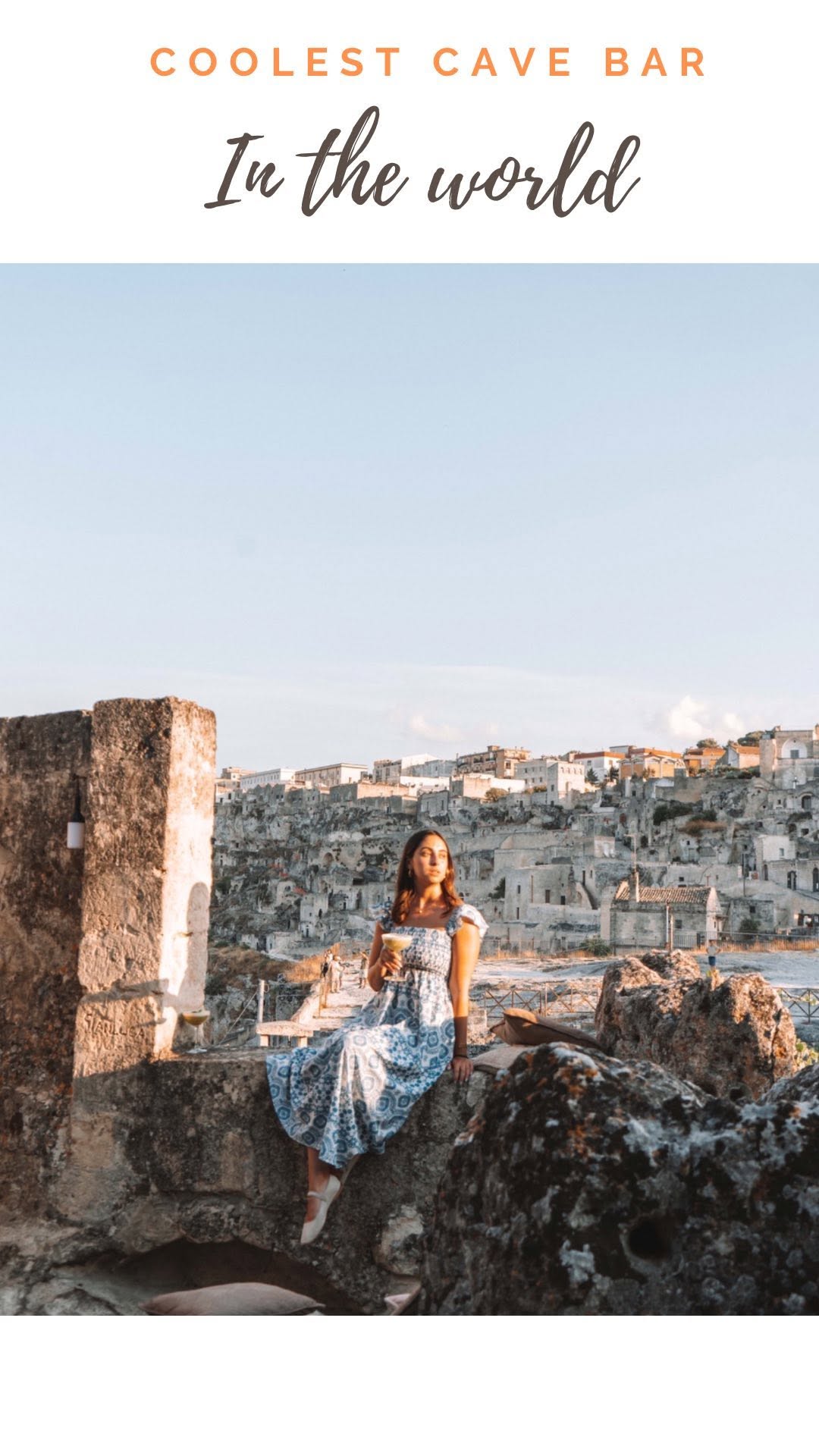 Matera's Unique Cave Bar