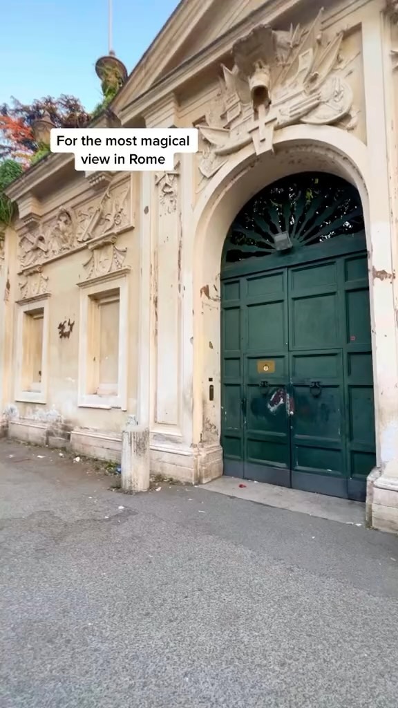 Rome's Secret Keyhole View