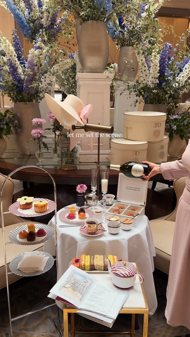 London Hotel Tea Paired With Milliner's Hats