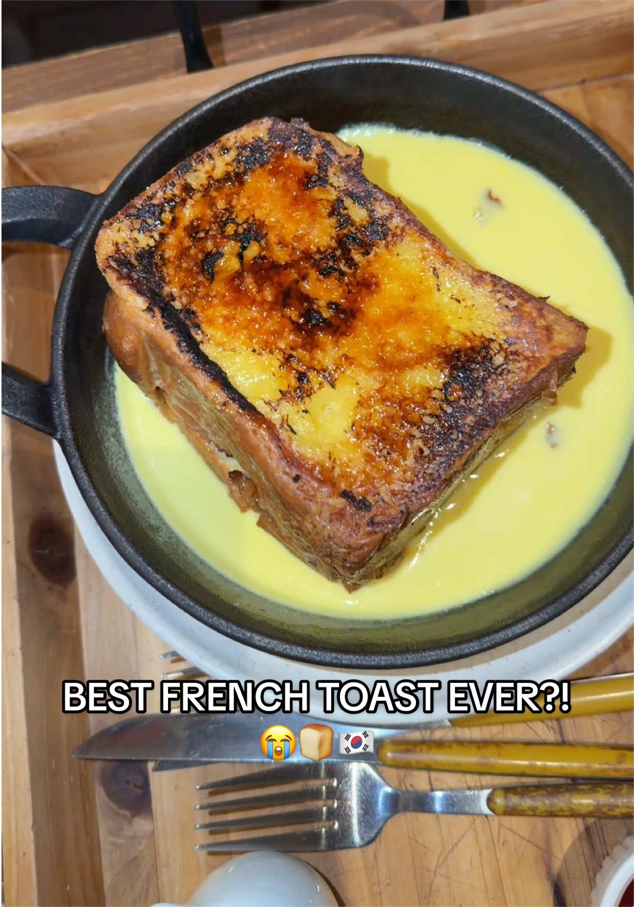 Busan's Must-Try Crème Brûlée French Toast