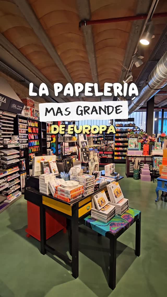 Europe's Largest Stationery Store Is in Barcelona