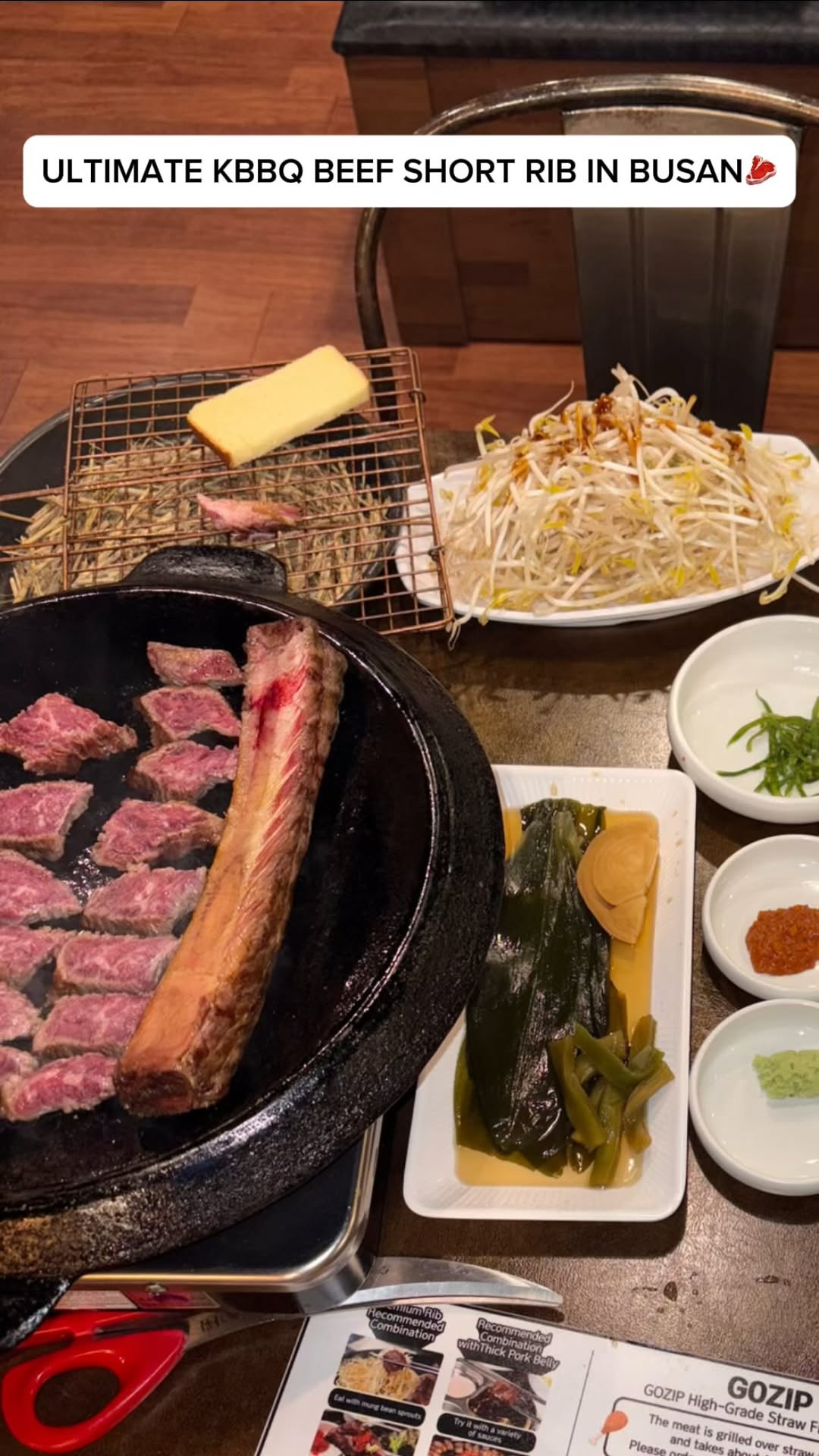 Korean BBQ with Rice Straw Smoked Beef