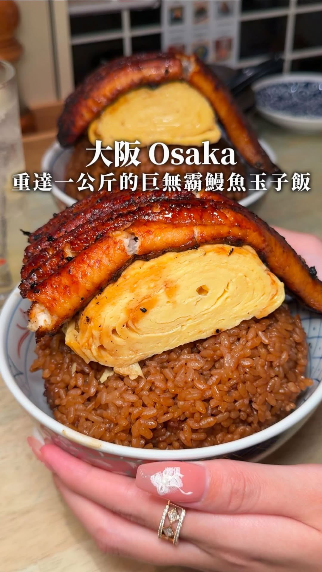 Giant Eel Rice Bowl Challenge at Osaka Restaurants