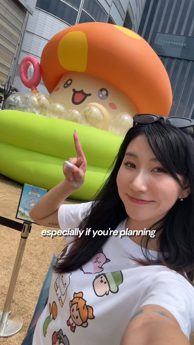 Maplestory Mushroom Pop-Up Shop At Lotte World Mall