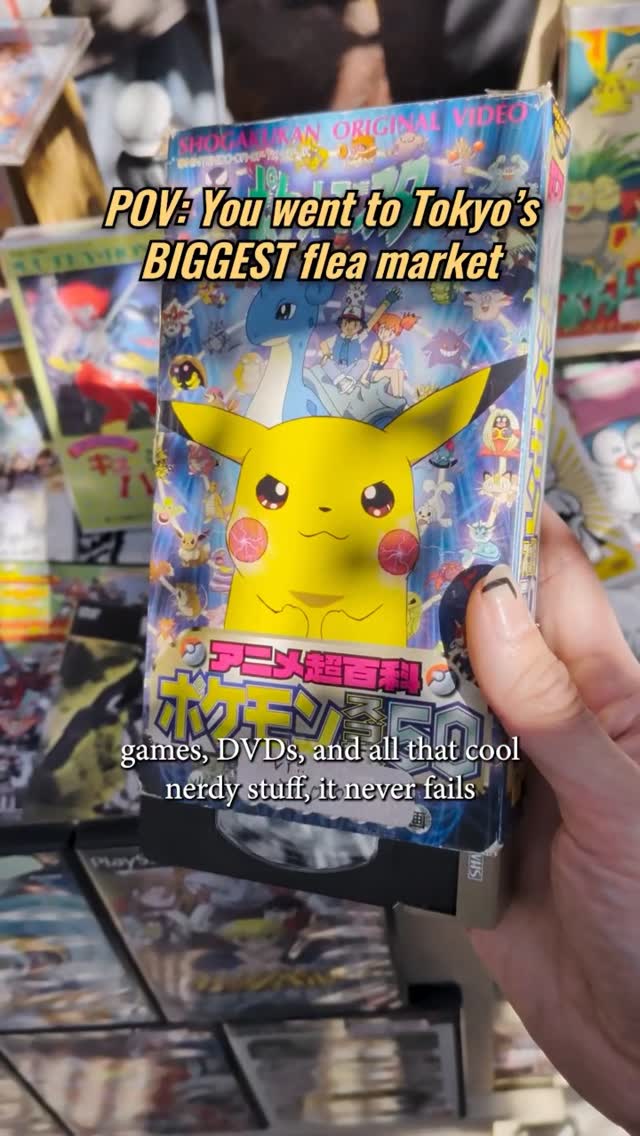 Tokyo Flea Market Offers Unique Treasures