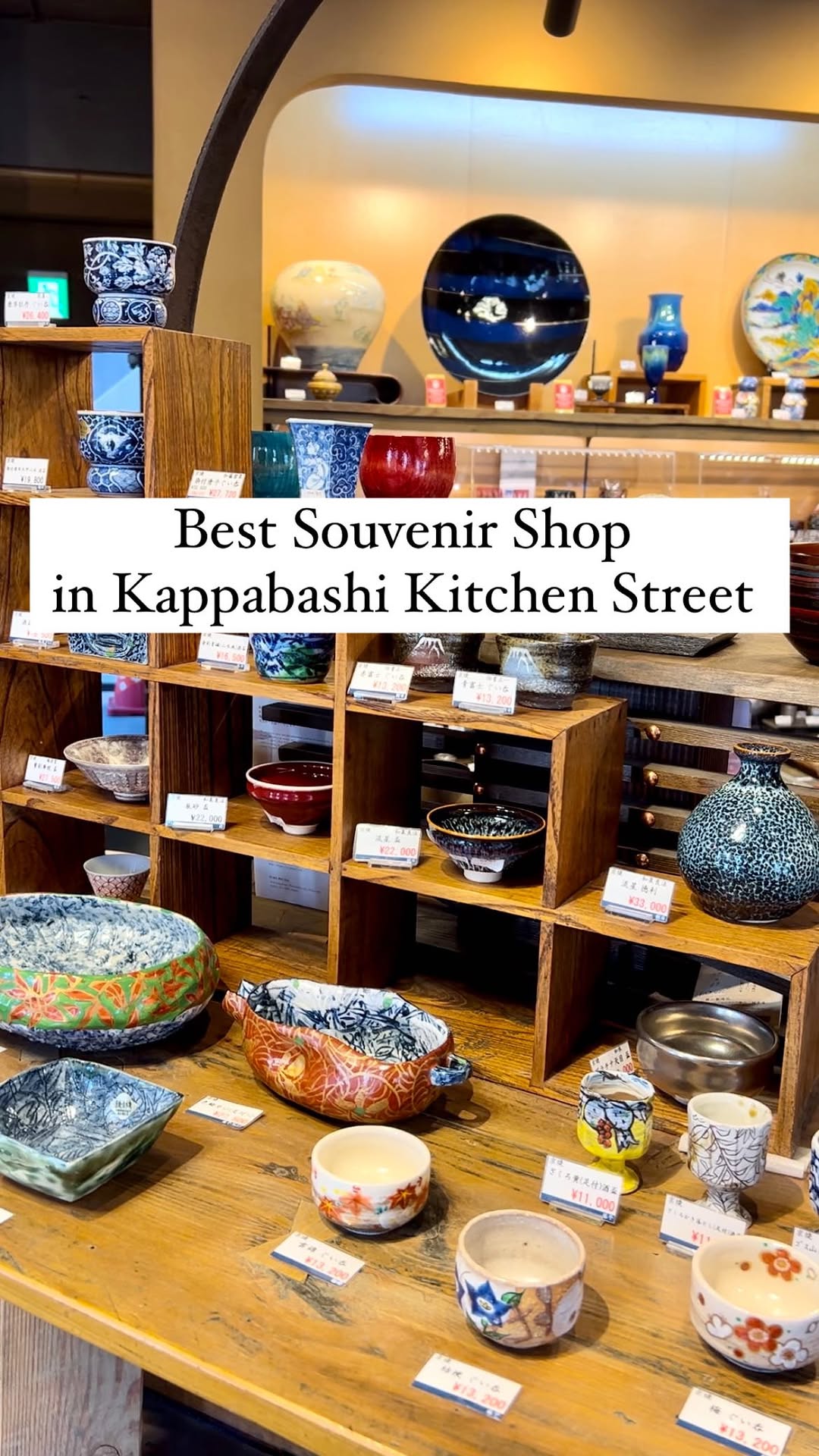 Tokyo's Ceramic Souvenir Shops Near Asakusa