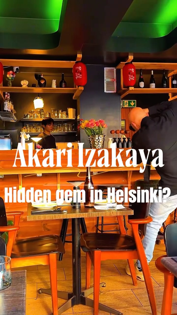 Akari Izakaya: Helsinki's Fusion Dining Gem