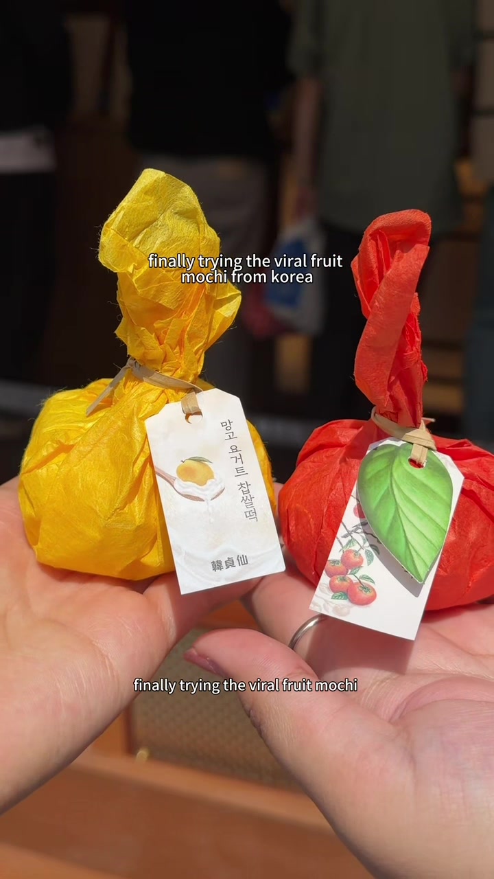Korean Fruit Mochi at Hanjungsun