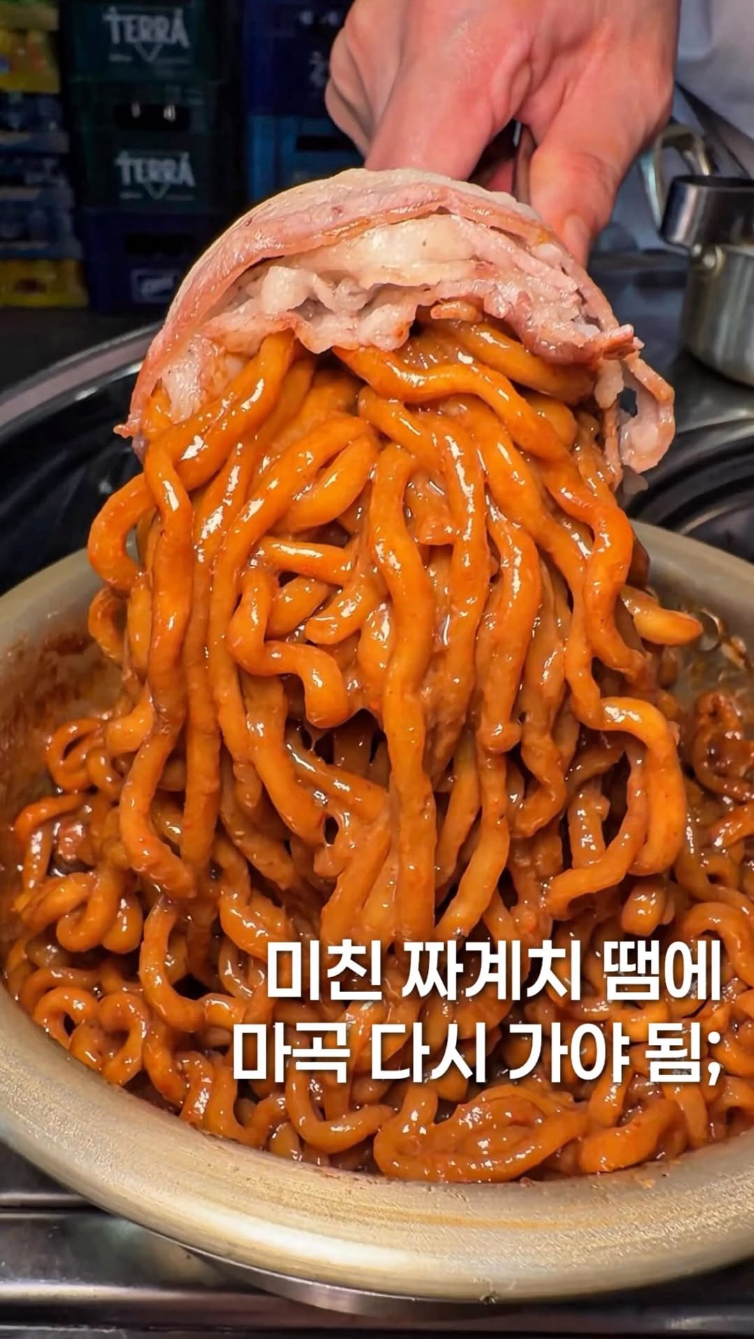 Korean Chicken Stew and Spicy Stir-Fried Octopus