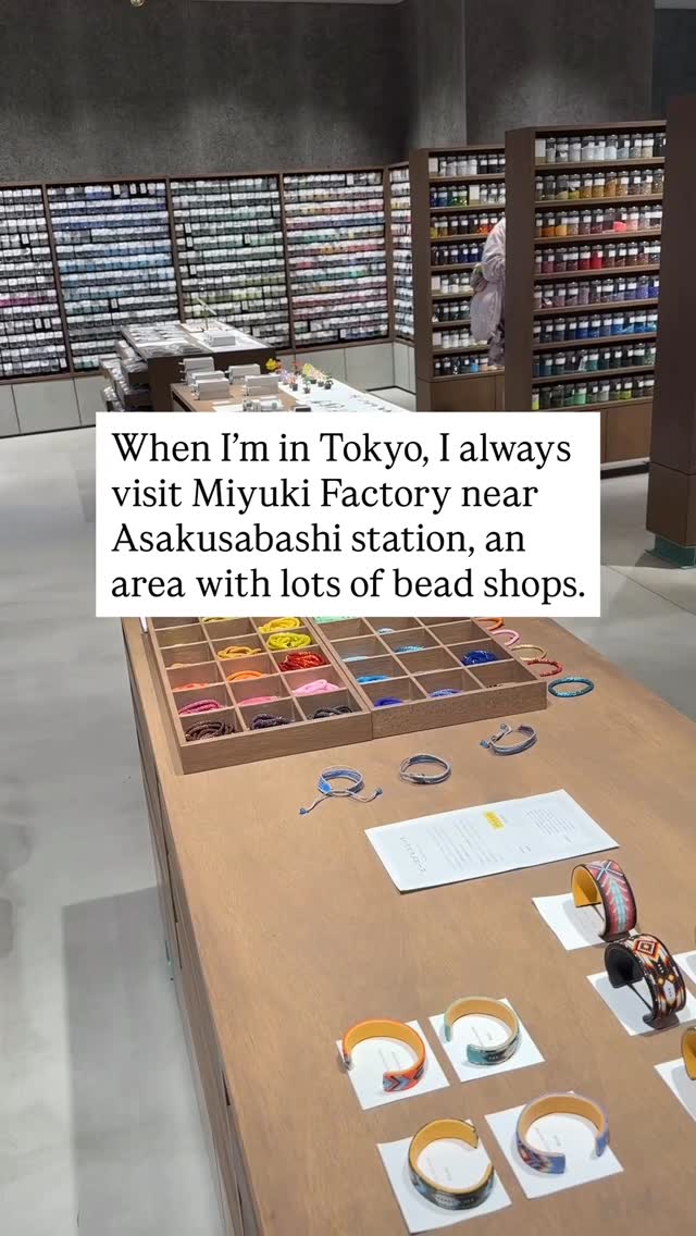 Tokyo's Asakusabashi Bead Shopping Area