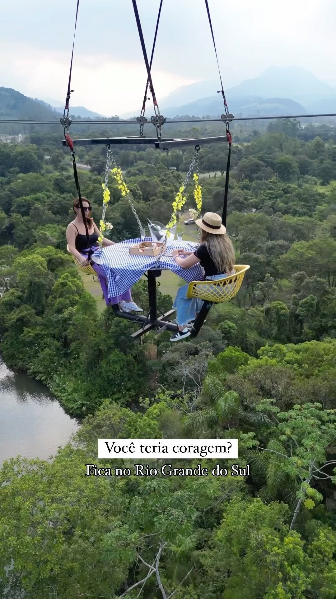 Picnic Above Rio Grande do Sul Canyons