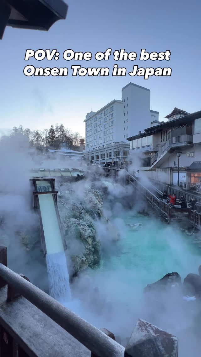 Iconic Yubatake Draws Visitors to Kusatsu Onsen