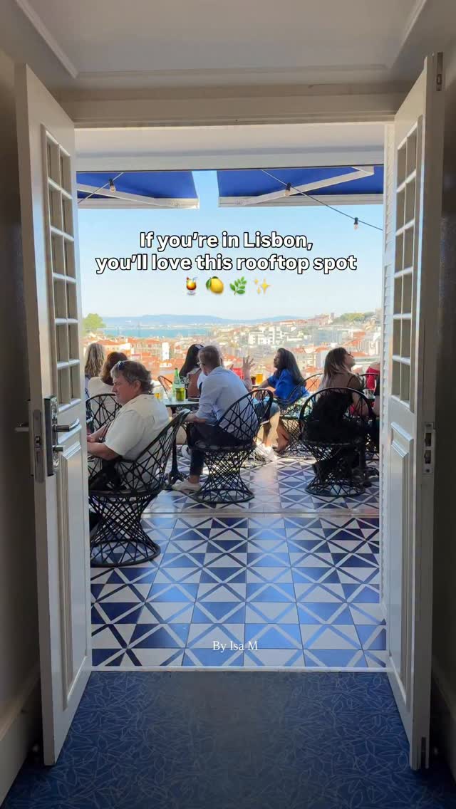 Lisbon Rooftop Bars Offer Drinks and Snacks