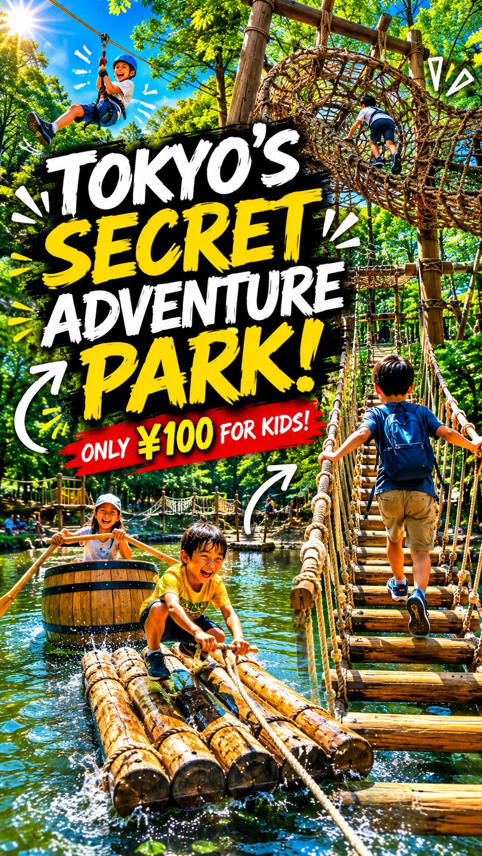 Tokyo's Hidden Park Offers Family Fun And Adventure