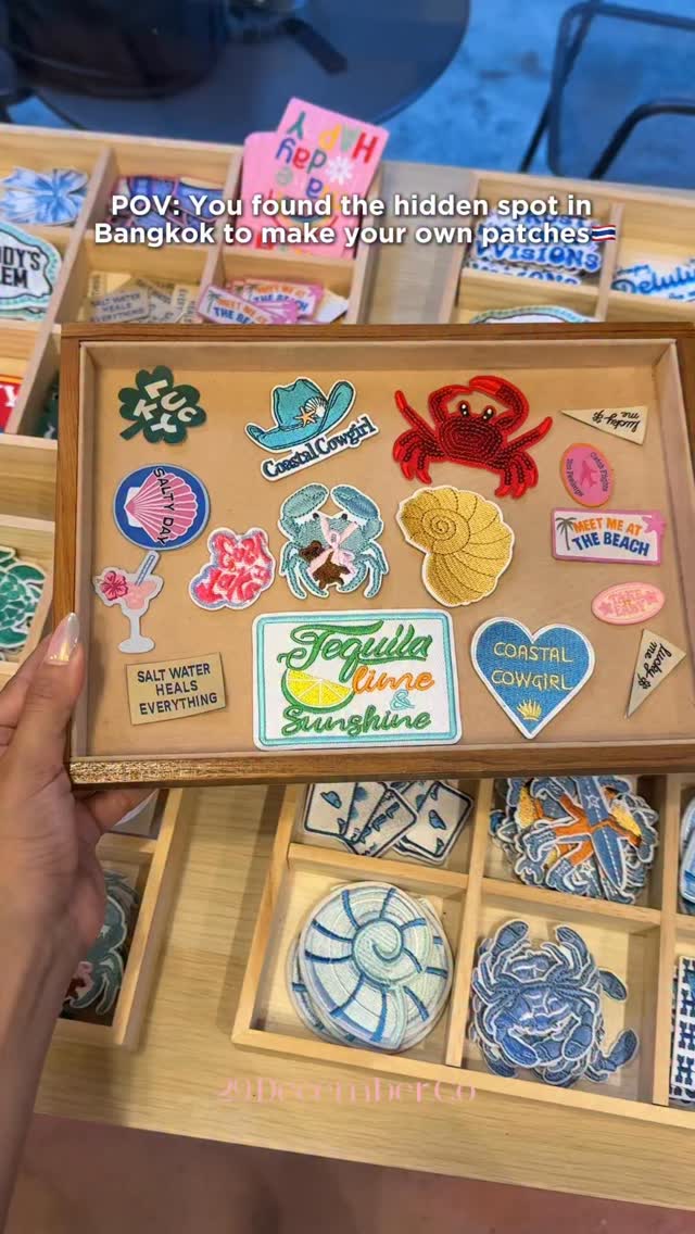 Bangkok's DIY Patch Creation Spot