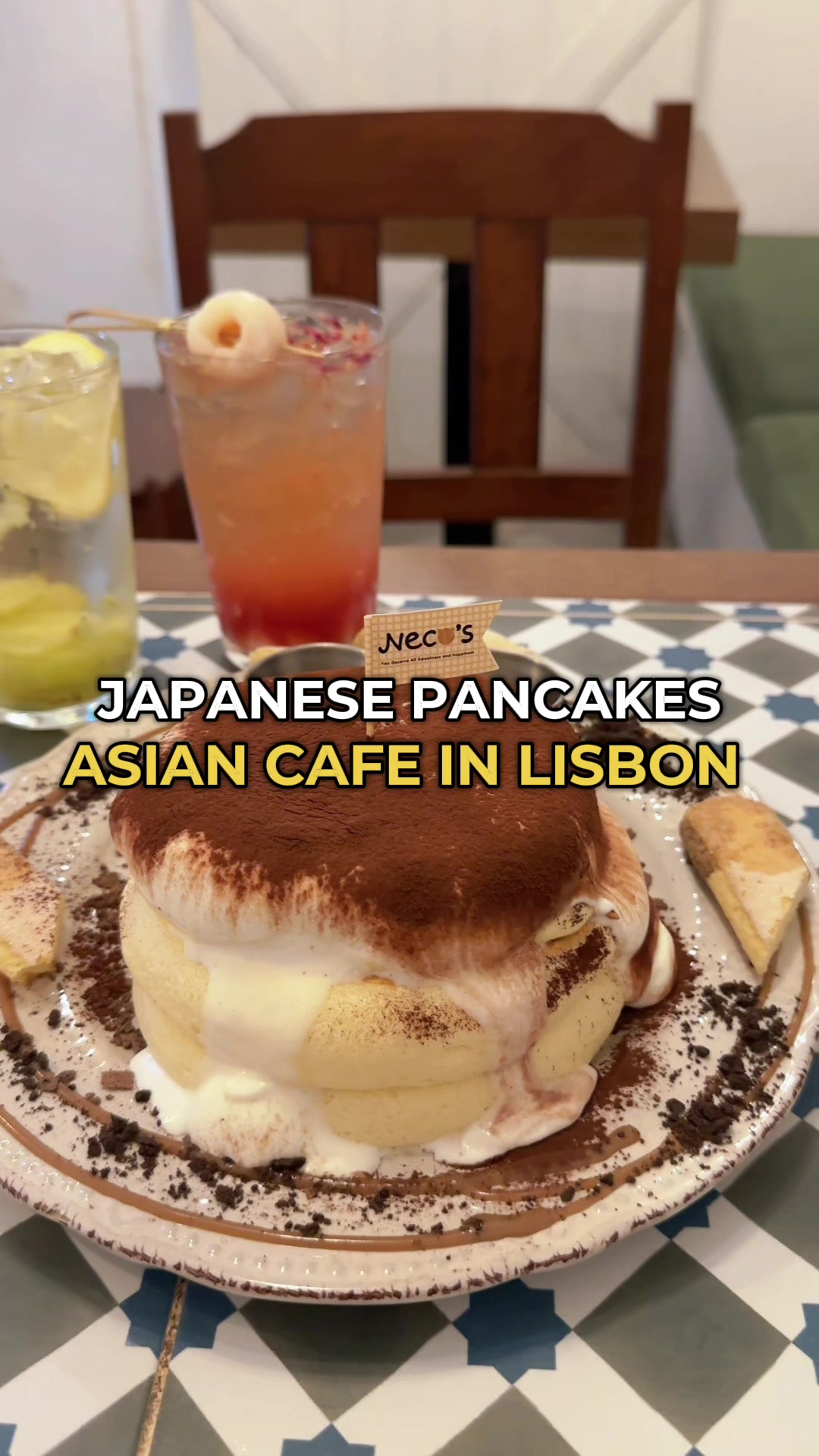 Neco's Asian Café Serves Soufflé Pancakes