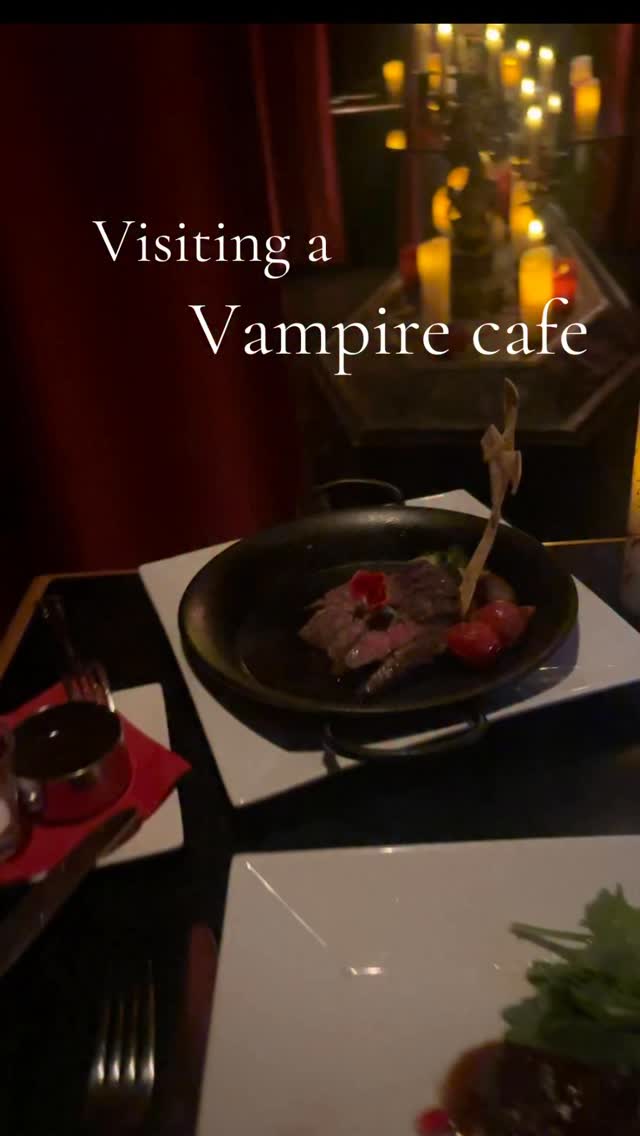 Tokyo's Unique Vampire Café Experience