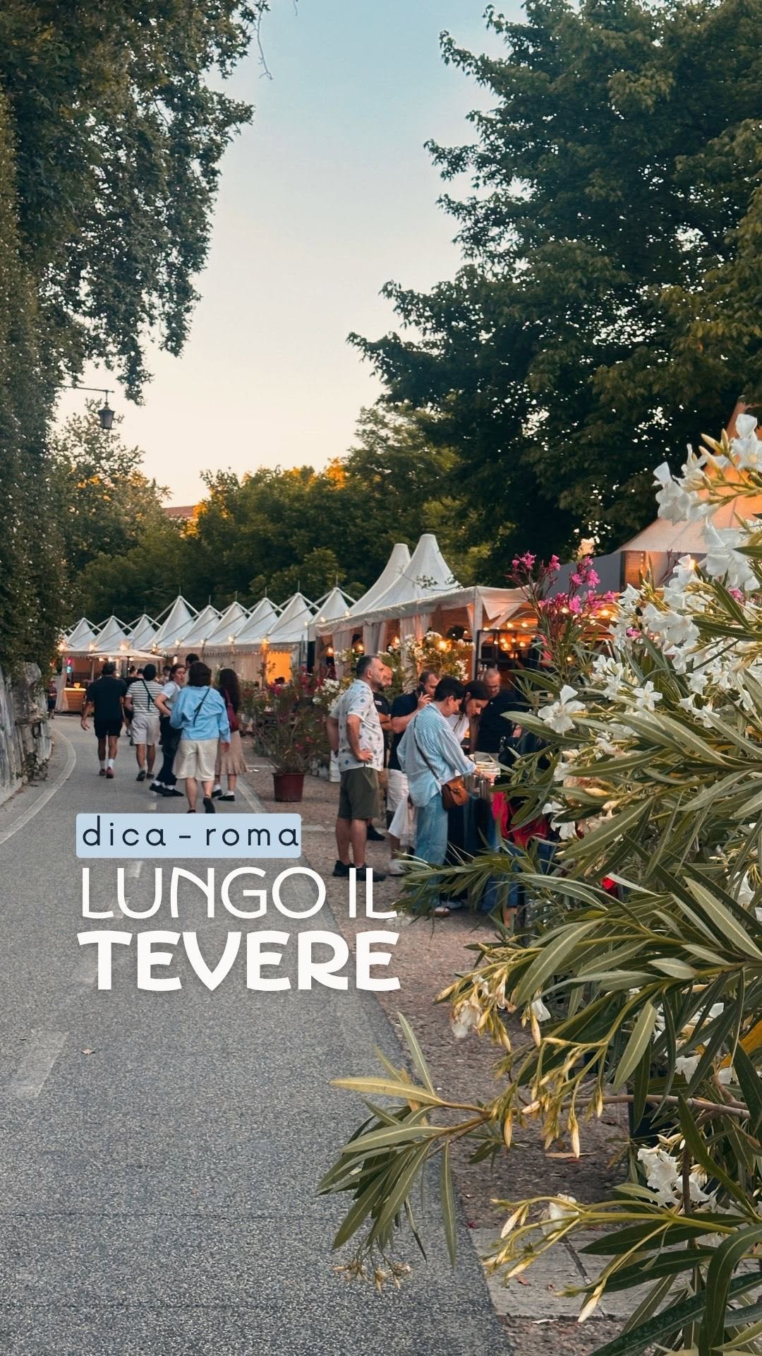 Rome's Tiber River Banks Offer Summer Entertainment